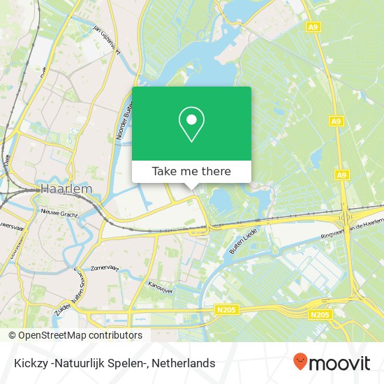 Kickzy -Natuurlijk Spelen-, A. Hofmanweg 1A map