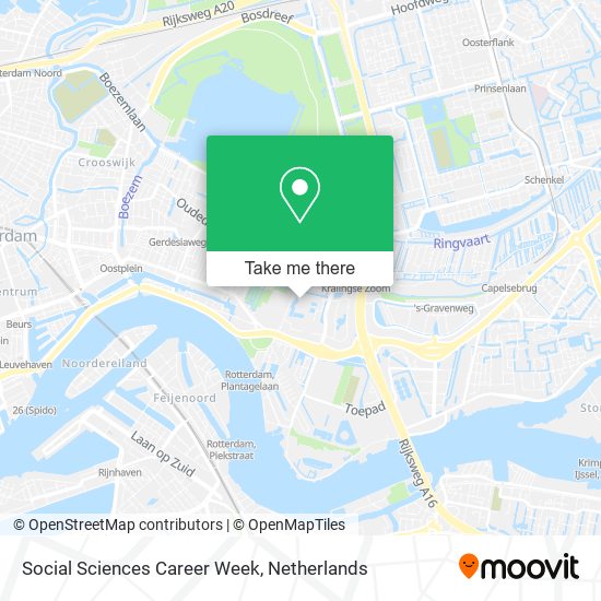 Social Sciences Career Week map