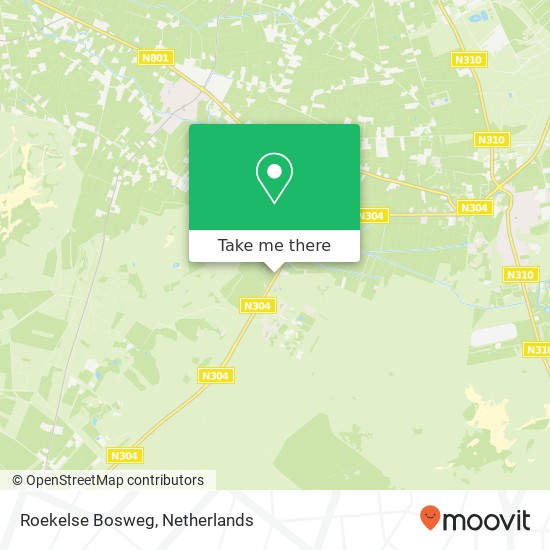 Roekelse Bosweg, 6733 BR Wekerom map