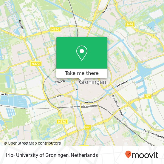 Irio- University of Groningen, Oude Kijk in 't Jatstraat 26 Karte