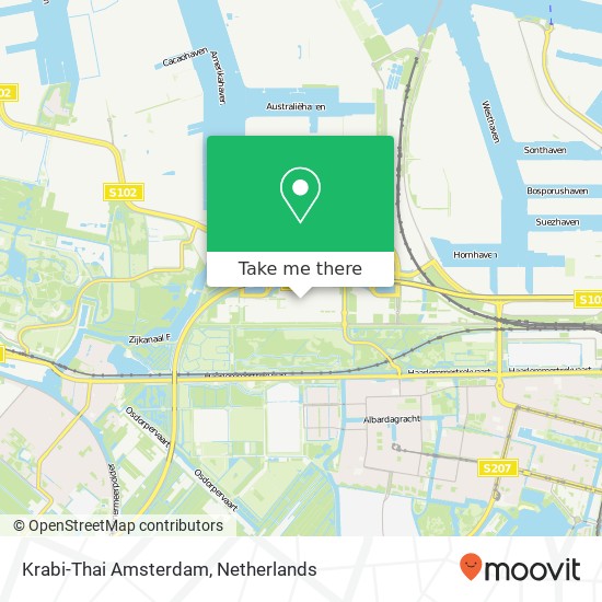 Krabi-Thai Amsterdam, Bolstoen 2B map