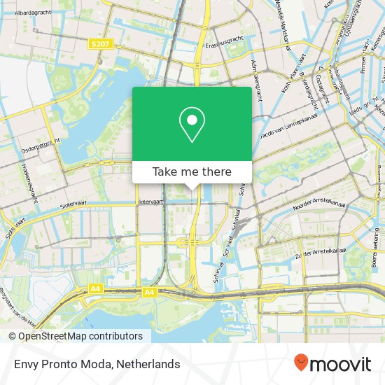 Envy Pronto Moda, Koningin Wilhelminaplein map