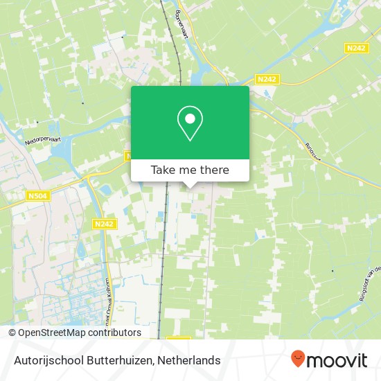 Autorijschool Butterhuizen, Leliehofstraat 3 map