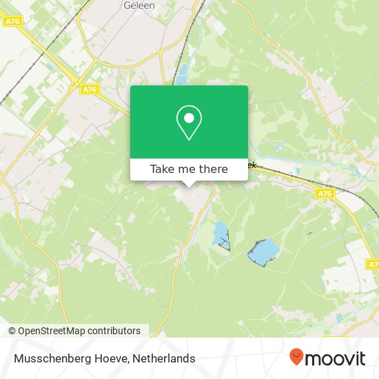 Musschenberg Hoeve, 6176 BH Spaubeek map