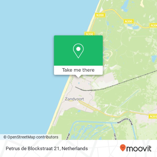 Petrus de Blockstraat 21, 2041 EG Zandvoort map
