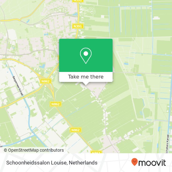 Schoonheidssalon Louise map