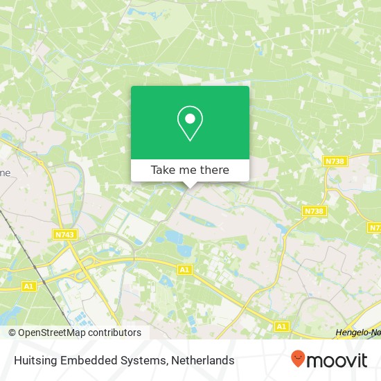 Huitsing Embedded Systems, Sallandstraat 4 Karte