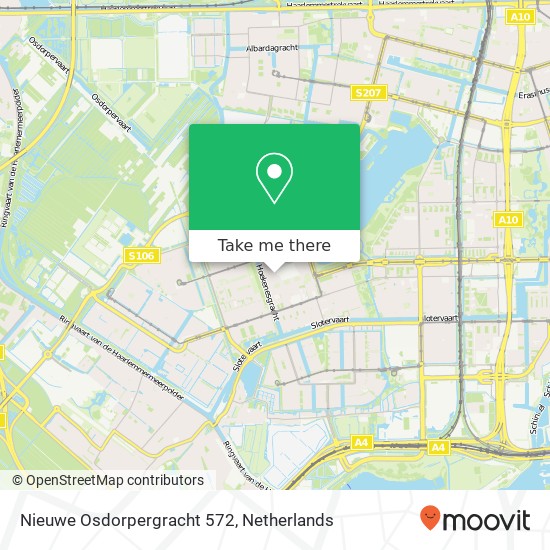 Nieuwe Osdorpergracht 572, 1068 Amsterdam Karte