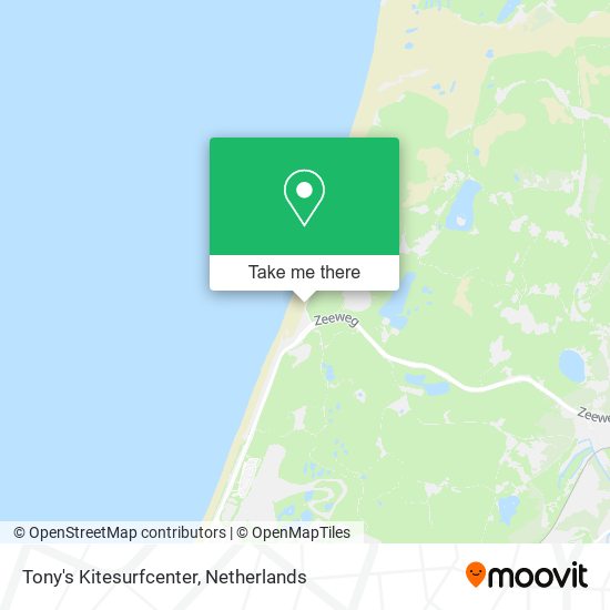 Tony's Kitesurfcenter map