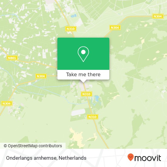 Onderlangs arnhemse, 6731 BT Otterlo map