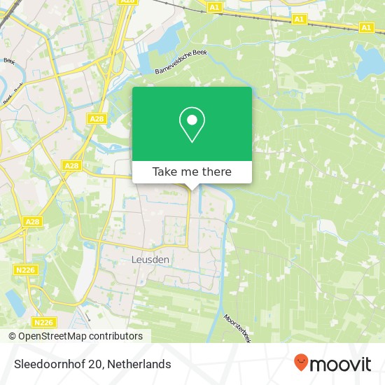 Sleedoornhof 20, 3831 WD Leusden map