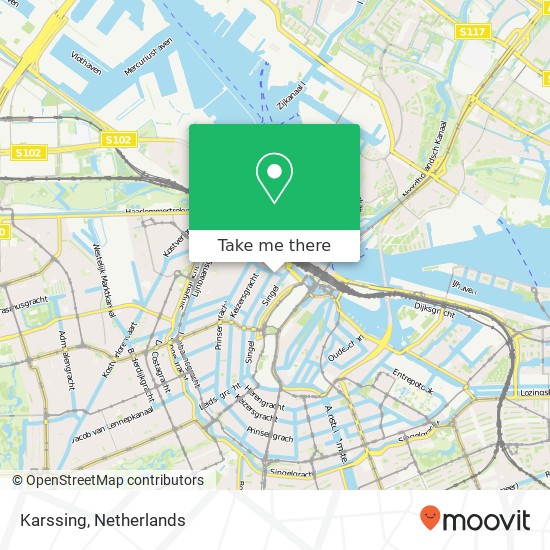 Karssing, Brouwersgracht 21 map