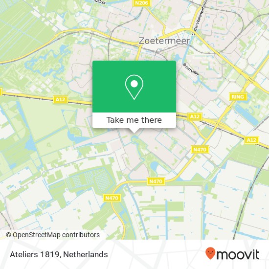 Ateliers 1819 map