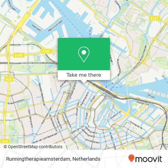 Runningtherapieamsterdam, Brouwersgracht 214 Karte