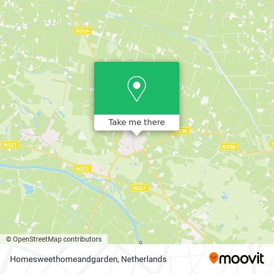 Homesweethomeandgarden map