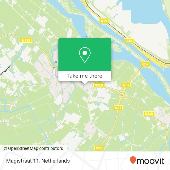 Magistraat 11, 3232 PR Brielle map