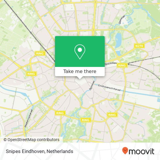 Snipes Eindhoven, Rechtestraat 7 Karte