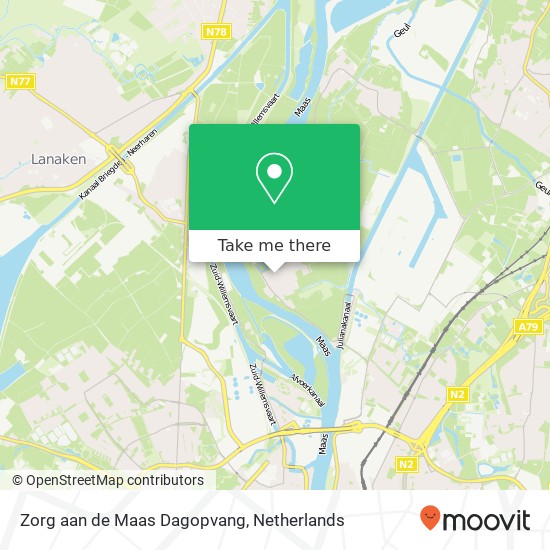 Zorg aan de Maas Dagopvang, Kerkstraat 1 Karte