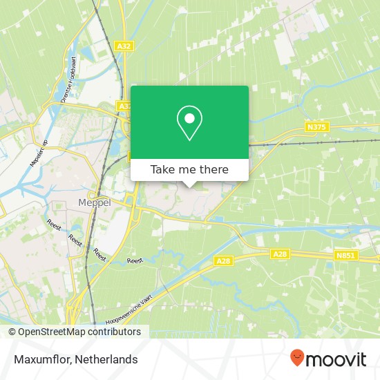 Maxumflor, De Kampen map