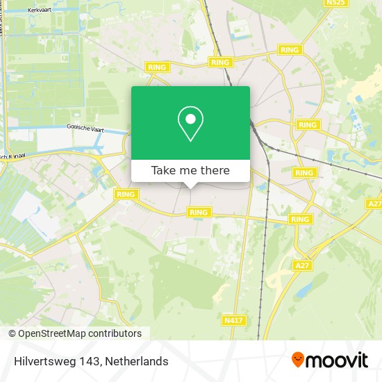 Hilvertsweg 143 map