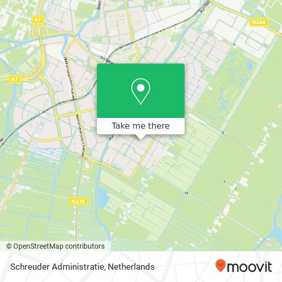 Schreuder Administratie, Monteverdistraat 157 map
