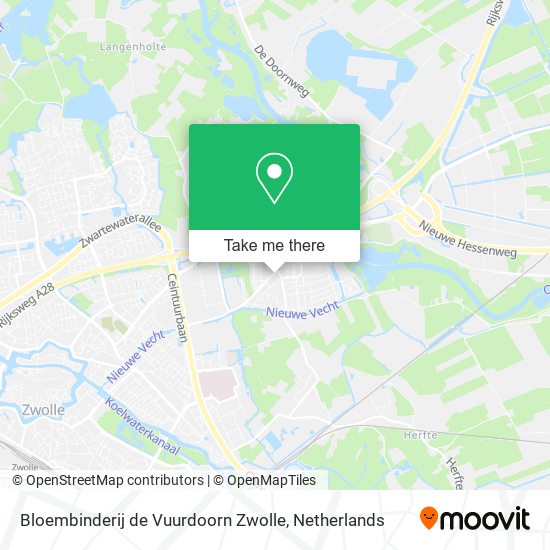 Bloembinderij de Vuurdoorn Zwolle Karte