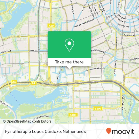 Fysiotherapie Lopes Cardozo, Olympisch Stadion 3 map