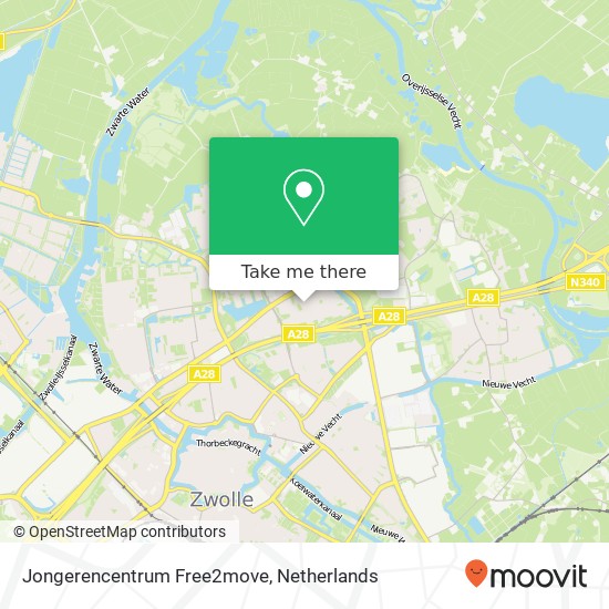 Jongerencentrum Free2move, Gouwe 12 map