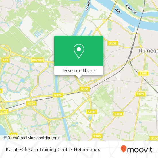 Karate-Chikara Training Centre, Rosa de Limastraat 23 map