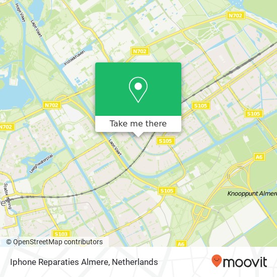 Iphone Reparaties Almere, Drakensteynpad 43 Karte