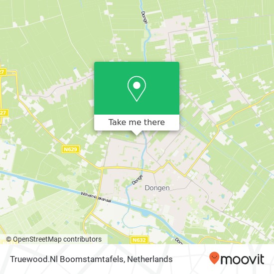 Truewood.Nl Boomstamtafels, Windmolenweg 16 map