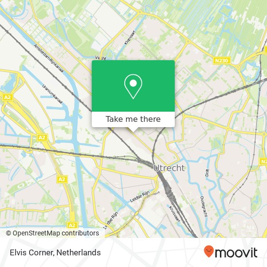 Elvis Corner, Amsterdamsestraatweg 293 map