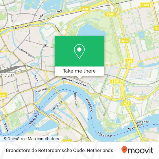 Brandstore de Rotterdamsche Oude, Oostzeedijk Beneden 85B map