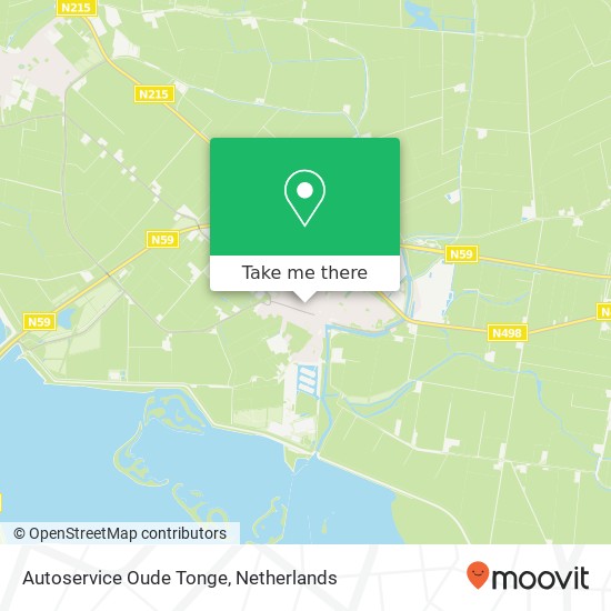 Autoservice Oude Tonge Karte