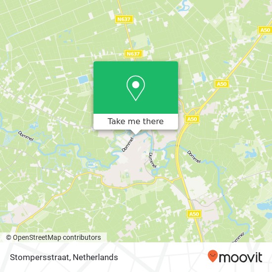 Stompersstraat, 5492 Sint-Oedenrode Karte