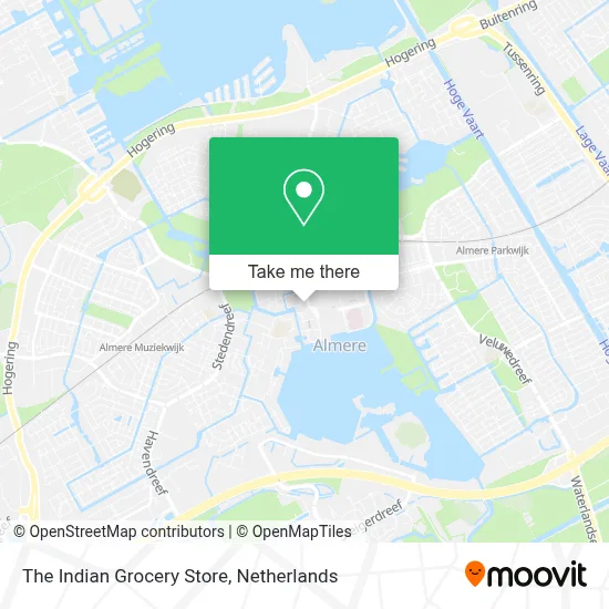 The Indian Grocery Store map