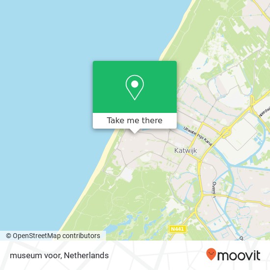 museum voor, 2225 EL Katwijk aan Zee map