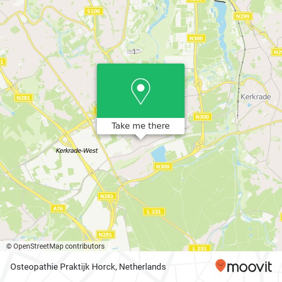 Osteopathie Praktijk Horck, Pleinstraat 22 map