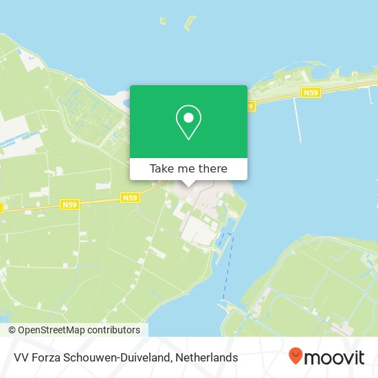 VV Forza Schouwen-Duiveland, Molenstraat 52 map