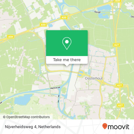 Nijverheidsweg 4, 4906 CL Oosterhout map