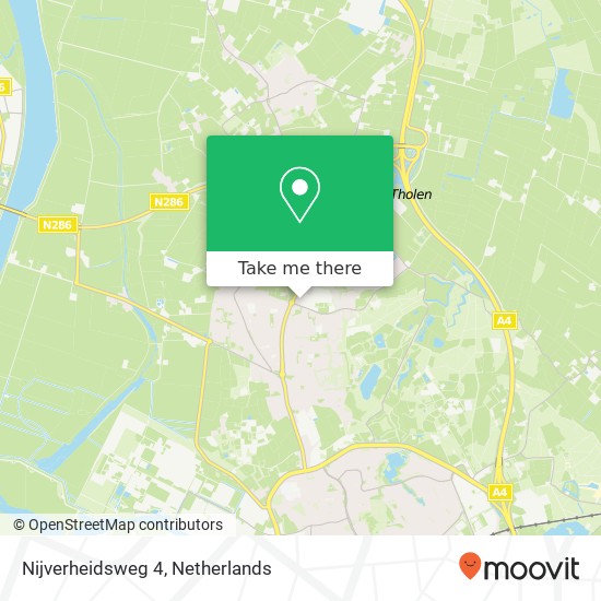 Nijverheidsweg 4, 4661 VA Halsteren map