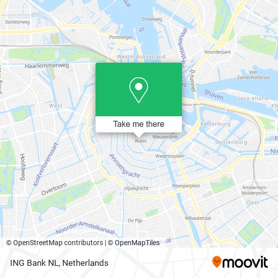 ING Bank NL map
