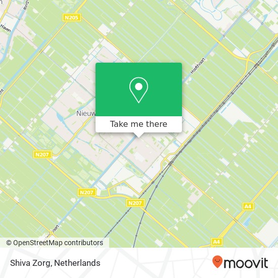 Shiva Zorg, Sint Anthoniusstraat 1H Karte