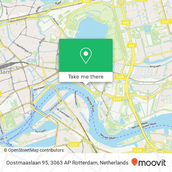 Oostmaaslaan 95, 3063 AP Rotterdam map