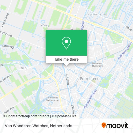 Van Wonderen Watches map