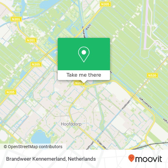 Brandweer Kennemerland map