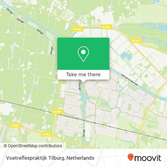 Voetreflexpraktijk Tilburg, Langendijk 81 Karte