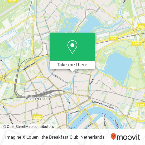 Imagine X Louen : the Breakfast Club, Zwaanshals 269 map