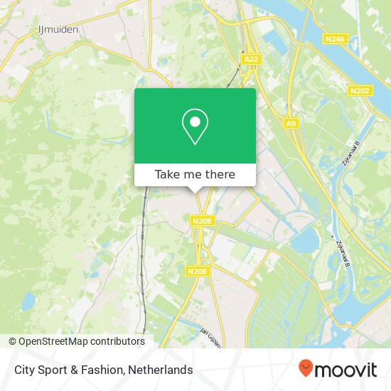 City Sport & Fashion, Hagelingerweg map