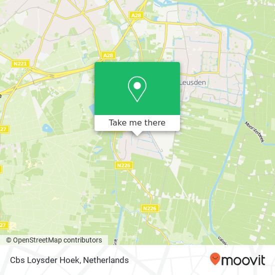 Cbs Loysder Hoek, Willem Alexanderhof 8 map